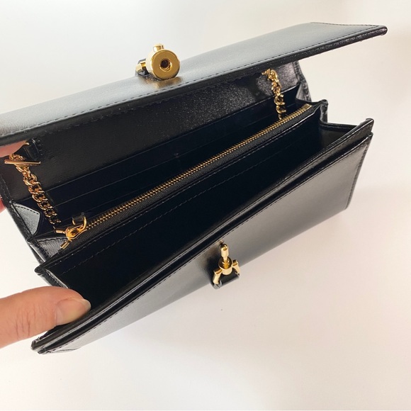 GUCCI Jackie 1961 Leather Wallet On Chain - Picture 2 of 5